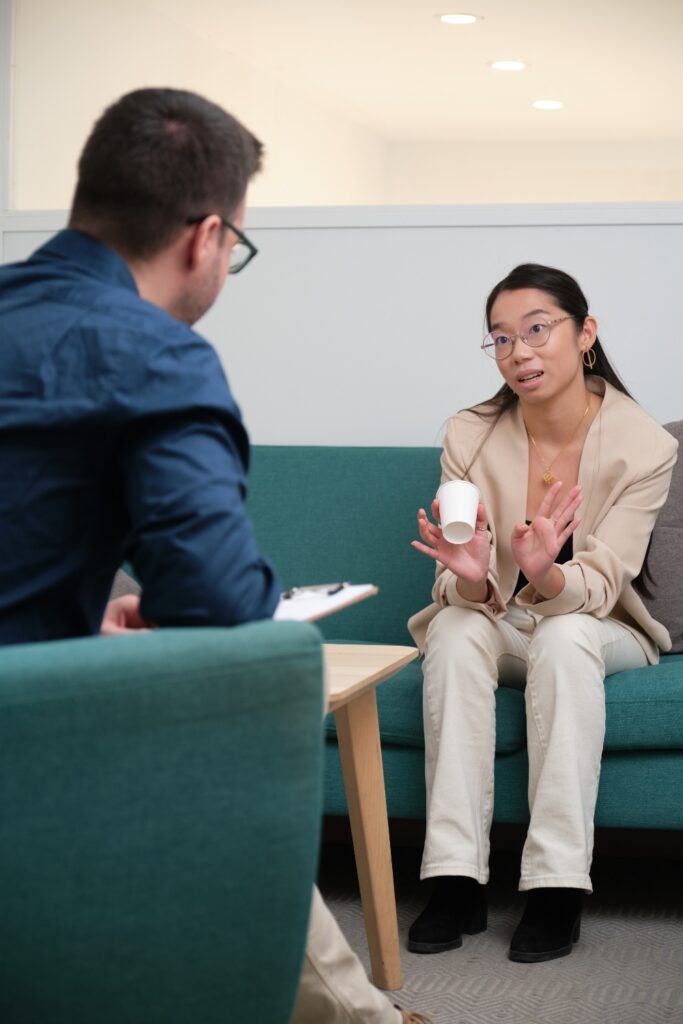 talking with therapist about insurance